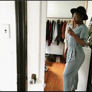 H&M geometric jumpsuit